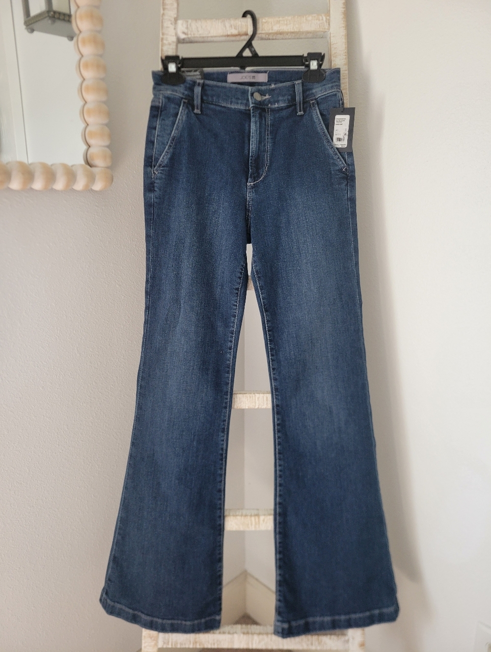 NWT Joe's Jeans Petite Flare High Rise Trouser Jean in Madame Sz25 - Picture 3 of 12